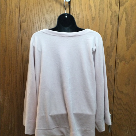 DKNY Crush Velvet Flare  Sleeve Sweater Women’s L - Picture 4 of 5